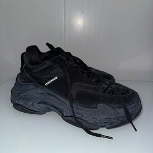 Balenciaga Triple S Black Sneakers